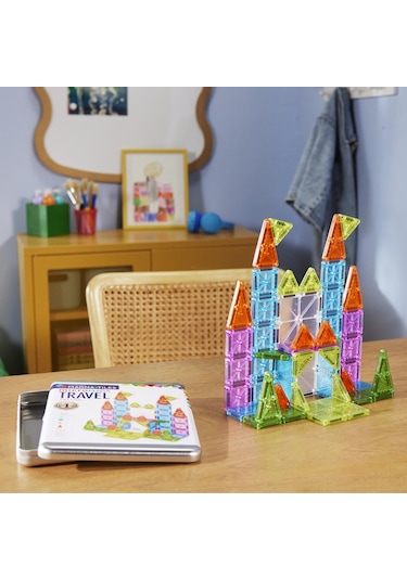 Magna-tıles - Travel Set - Seyahat Seti - 55 Parça