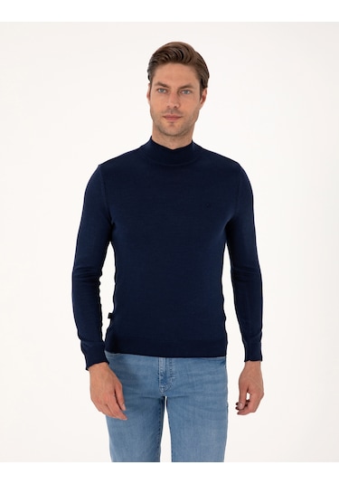 Pierre Cardin Erkek Açık Lacivert Kazak /triko 50314176-vr059 Açık Lacivert