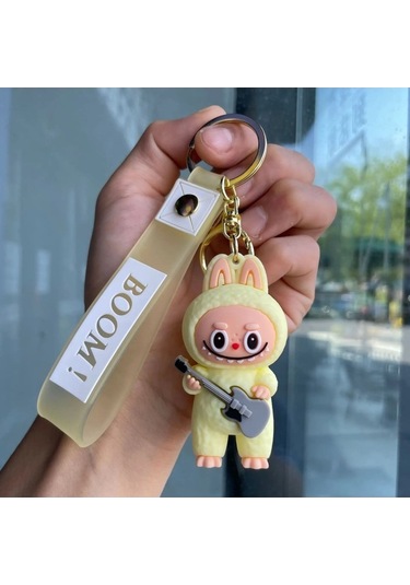 Novahub Labubu Mini Koyun Anahtarlık, Sevimli Öğrenci Sırt Çantası Kolye, Zarif Küçük He 2, Pvc Materyal, Çocuklar İçin Uygun