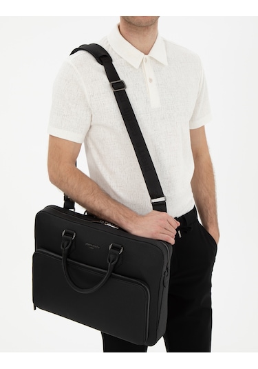 Pierre Cardin Erkek Siyah Çanta 50296104-vr046 Siyah