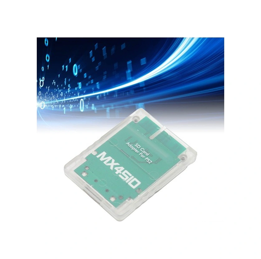 Fortunelane Ps2 Fat Konsolu İçin Mx4sıo Tf Kart Okuyucu Adaptörü - Mavi Renk, Abs Malzeme, Hafıza Genişletme Tf Kartı Dahil Değil