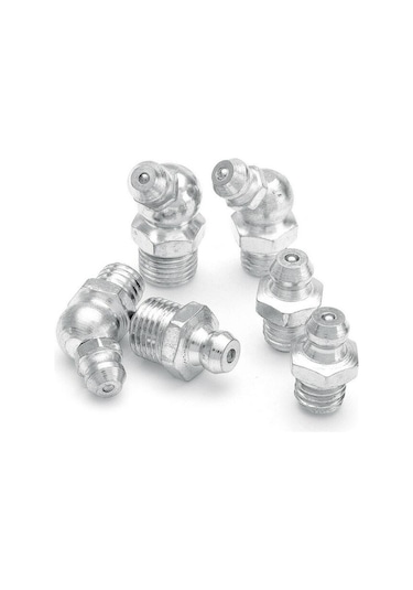 Suntek 130x Çinko Kaplama Hidrolik Gres Nipelleri Sprey M6