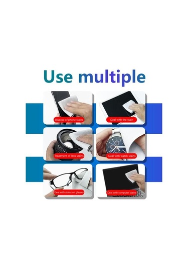 Yumuşak Doku Etkili Mikrofiber İphone İçin Çapak Yok Gri Parlatma Havlusu Ekran Temizleme Bezi