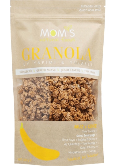Mom's Natural Foods Muz Ceviz Granola 360 G