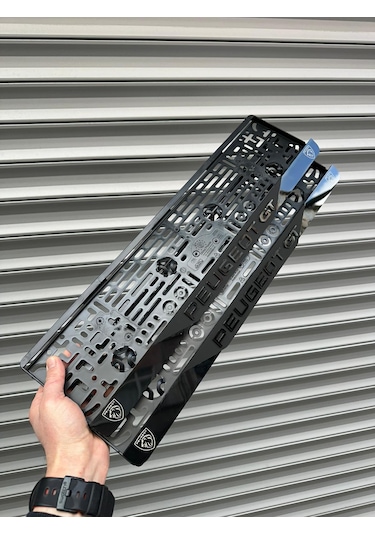 Vipplaka Peugeot Uyumlu Ortası Mat Plakalık
