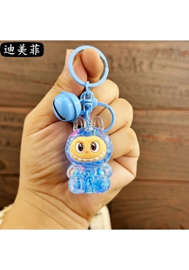 Novahub Labubu Koyun Oturan Anahtarlık Sırt Çantası Kız Kolye, F Model, Acrylic Malzeme, 18+ Yaş