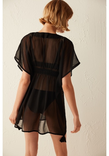 Penti Siyah Basic Kaftan Plyk7c8322ıy-bk5 Siyah