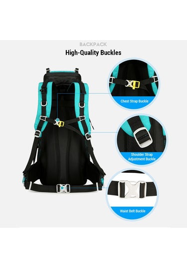 Vanaheımr-su Geçirmez Sırt Çantası Dağcılık Sırt Çantası 60l Y28266c Turuncu