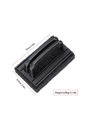 Hfambition Siyah Pratik Barbekü Izgarası Temizleme Fırçası - Dayanıklı Sponge, Yağ Ve Kireç Temizleyici, Tüm Izgara Tiplerine Uygun Çok Renkli