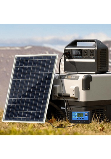 Reedark 10w Taşınabilir Güneş Paneli Seti - Şarj Kontrol Cihazlı, Kamp, Seyahat Ve Acil Durumlar İçin