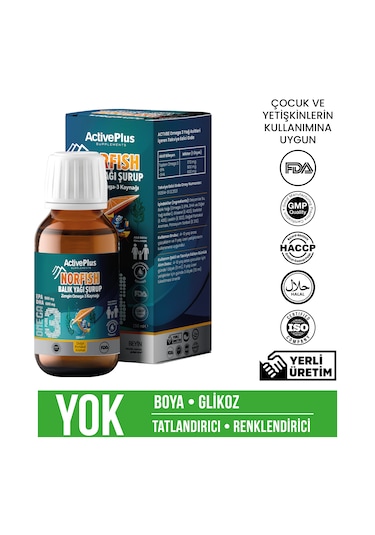 Active Plus Norfish Balık Yağı 150 ML