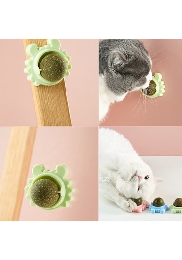 Tineke Catnipli Yenilebilir Kedi Nanesi Otu Yalama Oyun Topu Oyuncağı Yengeç