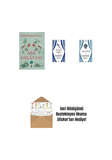 Aşk Hikâyesi + Jennifer In Düğünü Ciltli + Nizamülmülk Ciltli + Okuma Sticker'ları