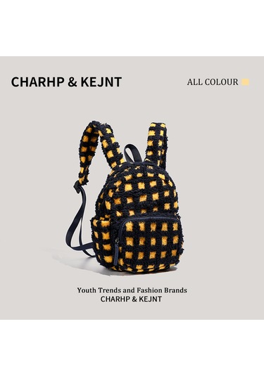 Charhp&kejnt Resmi Orijinal Sonbahar Ve Kış Peluş Arı Sırt Çantası Günlük Öğrenci Çok Yönlü Banliyö Sırt Çantası Siyah