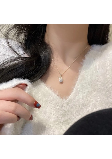 Bayan Kolye: Moda Estetiği Titanyum Çelik Kolye No.214 Çok REnkli