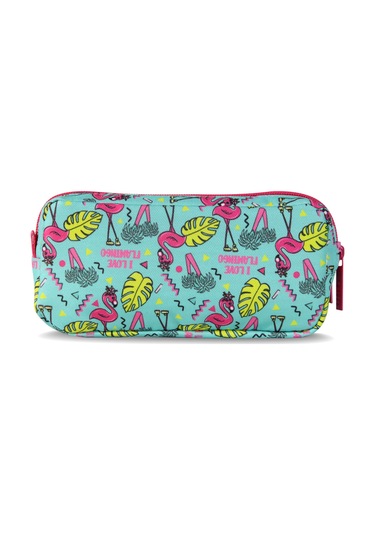 Wia Flamingo Kız Çocuk Kalemlik Turkuaz-pembe