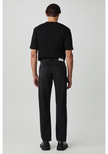 BRUNO Erkek Regular Fit Rahat Kesim Kalın Dokulu Yıkama Efektli Magic Denim Antrasit Jeans