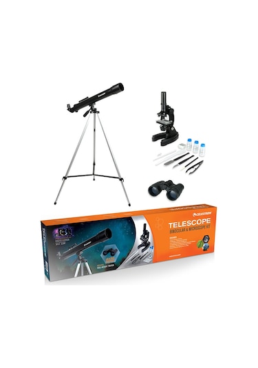 Celestron 22010 Teleskop Dürbün ve Mikroskop Seti