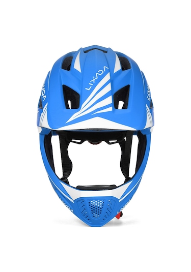 Lixada-Çocuklar Ayrılabilir Tam Yüz Kask Çocuk Sporları Yb18542Bl Mavi