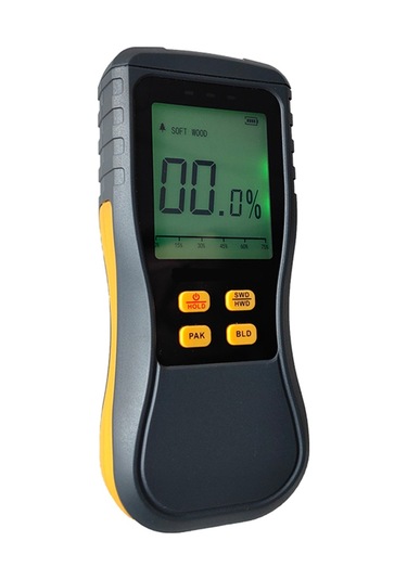 Reedark Kahve Tonu Dijital Nem Ölçer, Ahşap/imalat/inşaat Malzemeleri İçin, 0.1% Çözünürlük, 0.5% Doğruluk, Aaa Pil İle Çalışır Pil Dahil Değil