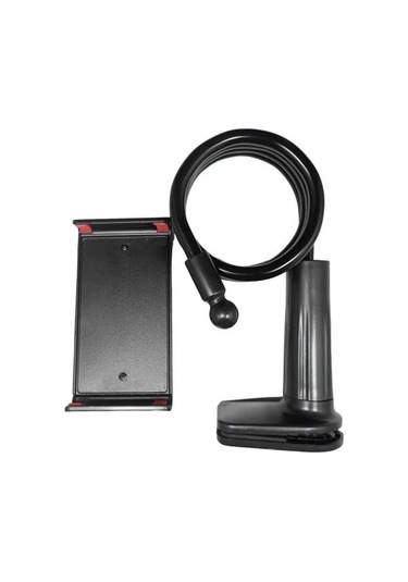 Cep Telefonu Tutucu Dönme 360 Derece Başucu Tablet Desteği Tembel Telefon Braketi Sabit Stand Kelepçe Boyun Yorgunluğu Siyah