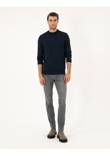 Pierre Cardin Erkek Lacivert Melanj Kazak /triko 50296564-vr120 Lacivert Melanj