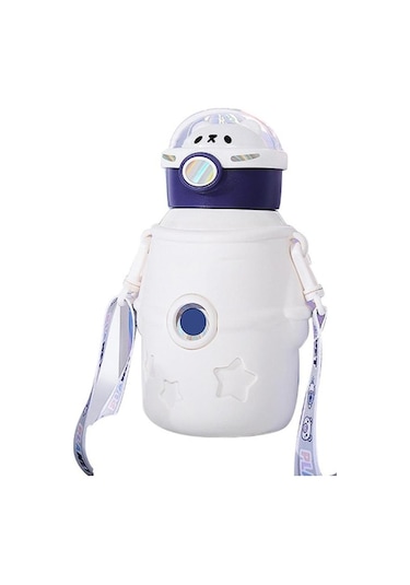 Lebihmurah Generic Helloworld Yalıtımlı Bardak Büyük Kapasiteli Çocuk Termal Bardak