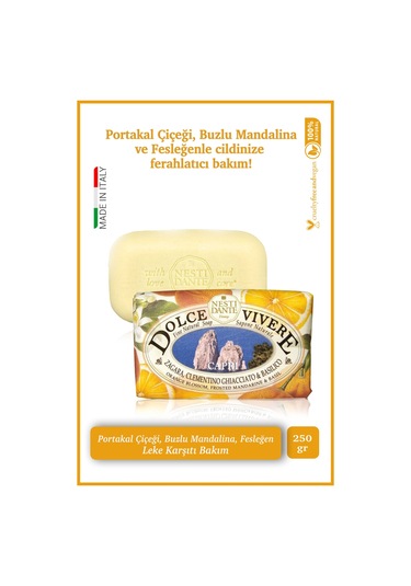 Nesti Dante Sabun Dolce Vivere Capri Turunçgil Kokusu Vegan Bakım 250 G