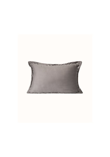 Koza Home İbiza Antrasit Kadife Yastık 30x50 5016