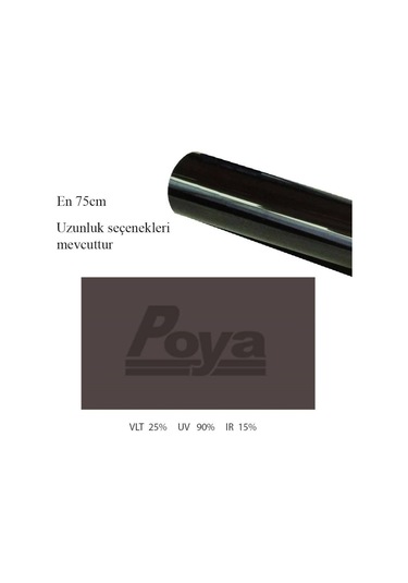 Siyah Cam Filmi 75Cm X 30M - Black %25