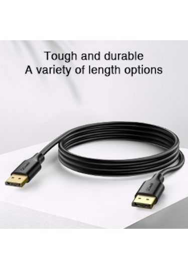 Qgeem QG-HD16 DP 4K / 60Hz HD Video Adaptörü Kablosu 1 Metre