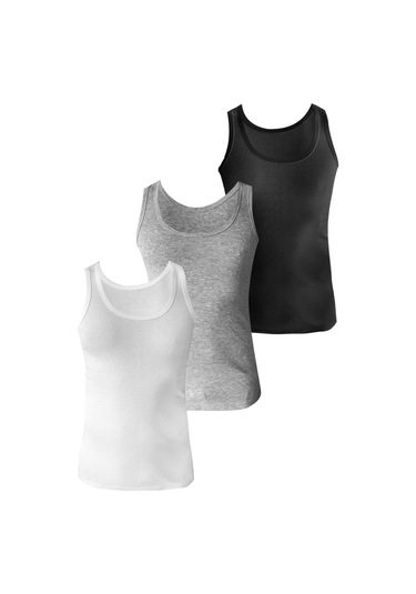 Josejuan 3'lü Erkek Atlet %100 Pamuk Ribana 3200-siyah - Beyaz - Gri Melanj Siyah - Beyaz - Gri Melanj Josejuan 3'lü Erkek Atlet %100 Pamuk Ribana 3200-siyah - Beyaz - Gri Melanj Siyah - Beyaz - Gri Melanj