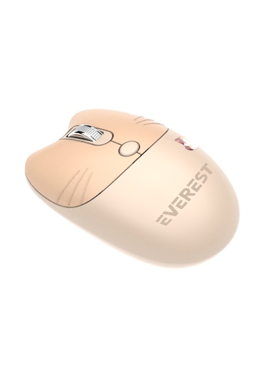 Everest KM-6283 Catty Wireless - Bluetooth Kablosuz Ultra Sessiz Özel Tasarımlı Q Klavye & Mouse + Mouse Pad Set