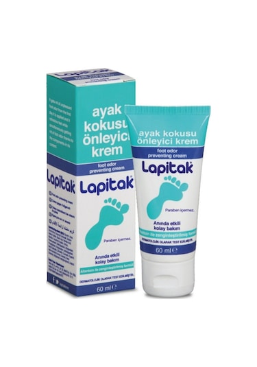 Lapitak Ayak Kokusu Önleyici Krem 60 ML + Koku Önleyici Ayak Spreyi 125 ML