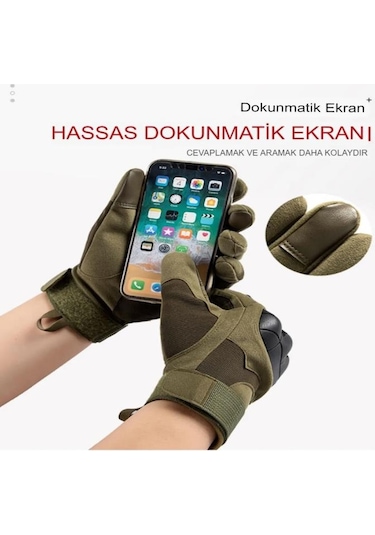 Profesyonel Korumalı Su Rüzgar Geçirmez Motosiklet Eldiveni Siyah