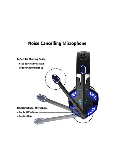 Reedark Kotıon Each G2000 Profesyonel Oyun Kulaklığı - Mikrofonlu, 50mm Ses Ünitesi, Usb Ve 3.5mm Bağlantı, Rahat Tasarım