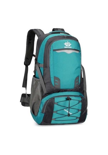 Fortunelane Yüksek Kapasiteli Dağcılık Çantası - Hafif Nylon, Özel Bölümler Yeşil Yeşil