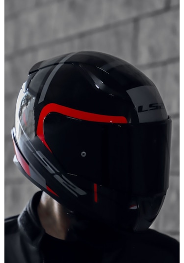 Rapıd 2 Chos Siyah Kırmızı Kask Siyah