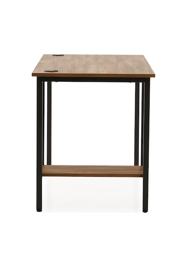 Arpelia Bilgisayar Masası Sağ Sol Yönlü Pc Kasa Raflı Antrasit