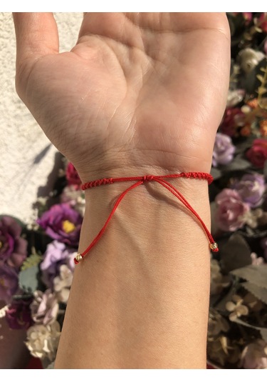 Altın Bileklik Altın Ipli Moda Bileklik Sarı Altın