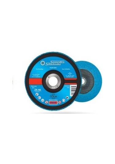 Sonnenflex Flap Paslanmaz Zımpara Disk 180x22.23 Zk 60 5 Adet