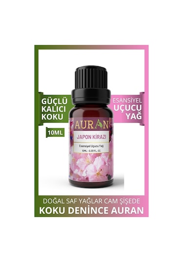 AURAN Japon Kirazı Esansiyel Uçucu Koku Yağı Buhurdanlık Yağı 10M