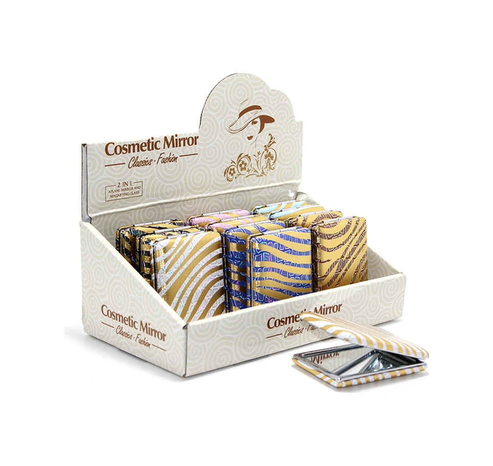 River World El Aynası Kalın Dikdörtgen Çok Renkli