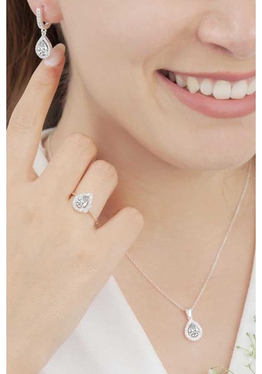 Agakulche Damla Model Set S4kb 925 Gümüş