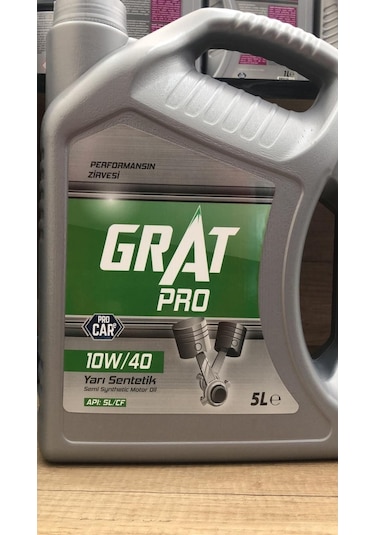 Grat Pro 10W-40 Yarı Sentetik Motor Yağı 5 L