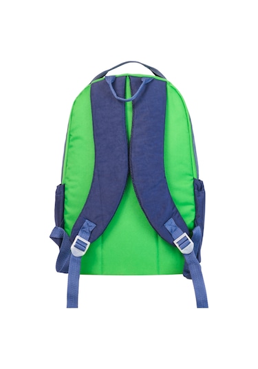 United Colors Of Benetton. Color Blocking Erkek Çocuk Okul Çantası Lacivert - Yeşil