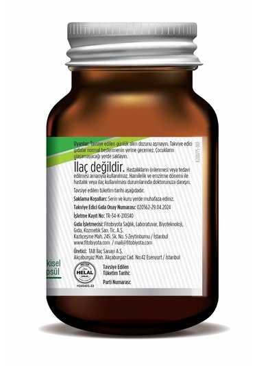 Fitobiyota Oxida S Takviye Edici Gıda 30 Kapsül