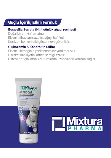 Mixtura Pharma Artrocat  Ve Kas nı Macun Kedi Maltı