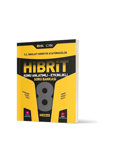 Hız Yayınları 8. Sınıf İnkılap Tarihi Konu Anlatımlı Etkinlikli Hibrit Soru Bankası