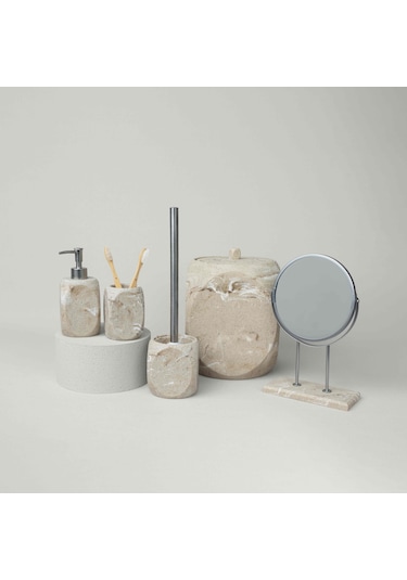 Linens Grace 18,2x29,5x8 Cm Makyaj Aynası Bej